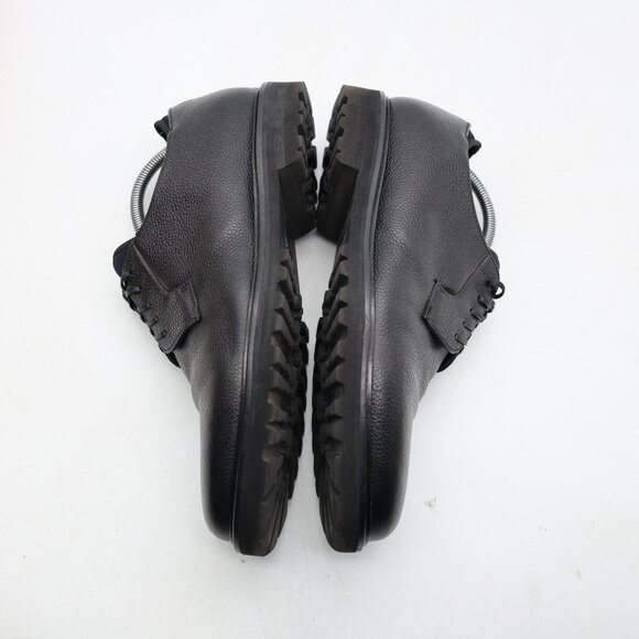 Theory Oxford Pebble Leather Men\'s Size 9.5 Black Lace-Up Dress Shoes main image 6